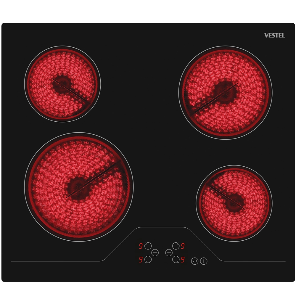 Vestel AO-6330 S 60 cm 4 G&ouml;z&uuml; Elektrikli Ankastre Ocak