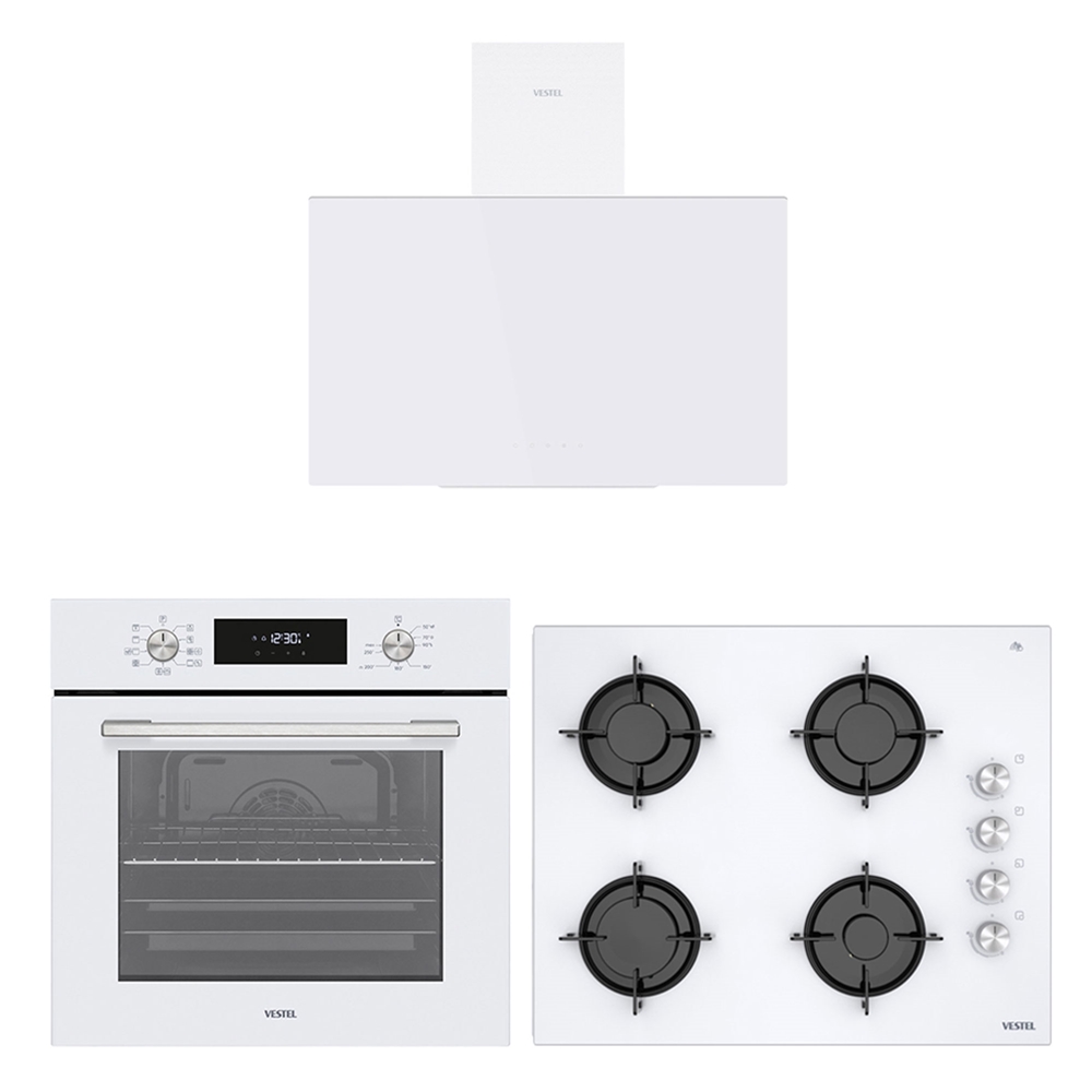 Vestel Eğik Beyaz Avantajlı 65 Dijital Set