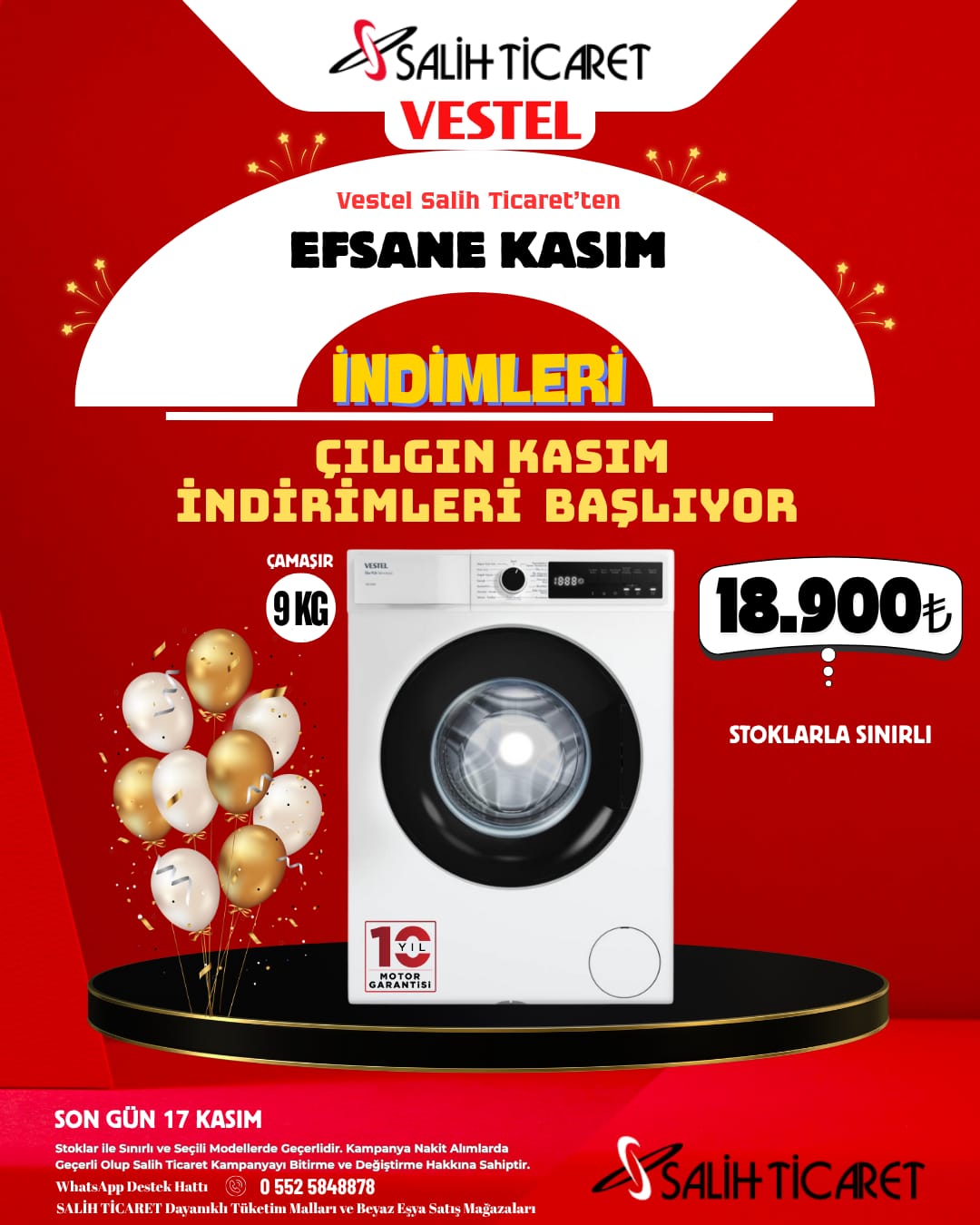 Salih Ticaret - Vestel Konya Yetkili Bayi, Uğur Derin Dondurucu Yetkili Bayi, Tefal Konya Yetkili Bayi,Vestel, Vestel Buzdolapları, Vestel Combi Buzdolapları, Vestel Çamaşır Makineleri, Vestel Bulaşık Makineleri, Vestel Derin Dondurucular, Vestel Solo Fırınlar, Vestel Davlumbazlar, Vestel Küçük Ev Aletleri, Vestel Ankastre Ürünler, Vestel Ankastre Fırınlar, Vestel Ankastre Ocaklar, Vestel Ankastre Bulaşık Makineleri, Vestel Ankastre Mikrodalga Fırınlar, Vestel Ev Sinema Sistemleri, Vestel Cep Telefonu Elektronik, Vestel Kurutmalı Çamaşır Makineleri	Salih Ticaret, Vestel Ankastre Setler, Vestel Klimalar, Isıtma ve Soğutma	Salih Ticaret, Uğur, Uğur Buzdolapları, Uğur Yatay derin Dondurucular, Uğur Dikey Dondurucular, Uğur Klimalar, Uğur Ticari Ürünler, Fırsat Ürünleri, Diğer Markalar, Diğer Markalar Televizyonlar, Diğer Markalar Küçük Ev Aletleri, Diğer Markalar Ankastre Setler, Diğer Markalar Fırınlar, Diğer Markalar Elektronik Ürünler