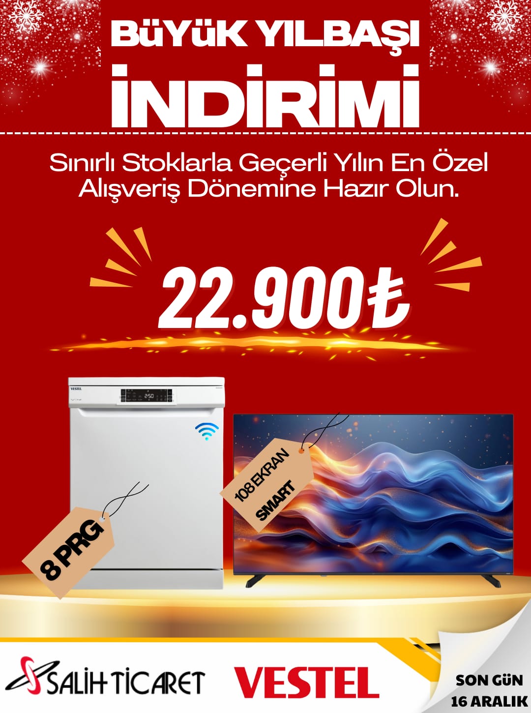 BÜYÜK YILBAŞI İNDİRİMİ