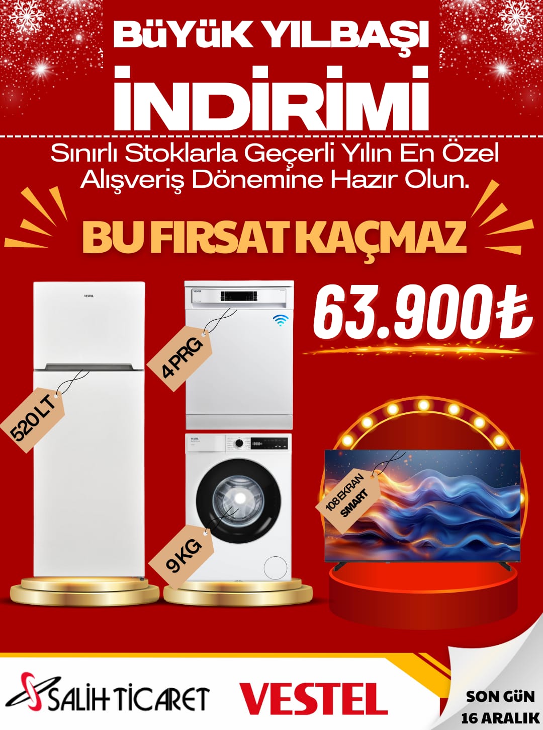 BÜYÜK YILBAŞI İNDİRİMİ