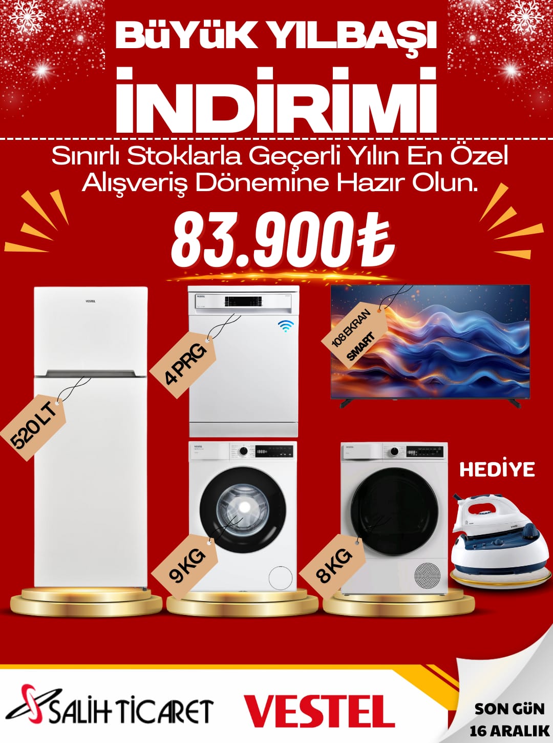 BÜYÜK YILBAŞI İNDİRİMİ